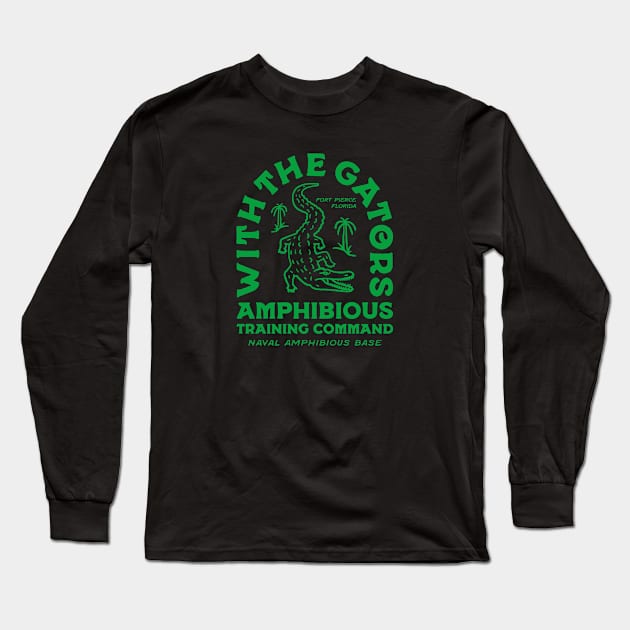 WITH THE GATORS Long Sleeve T-Shirt by BUNNY ROBBER GRPC